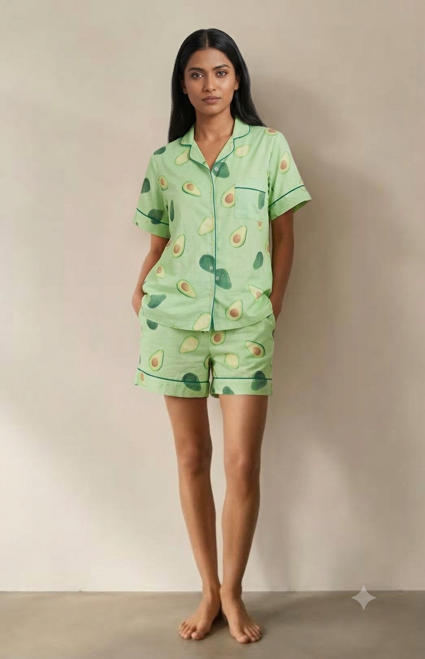 Avo Good Night Women  Shorts Set