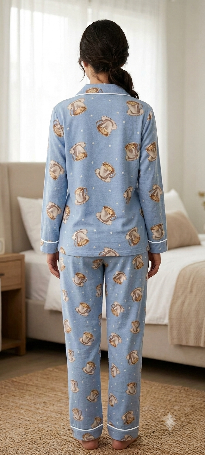 Midnight Mocha Women Pyjama Set