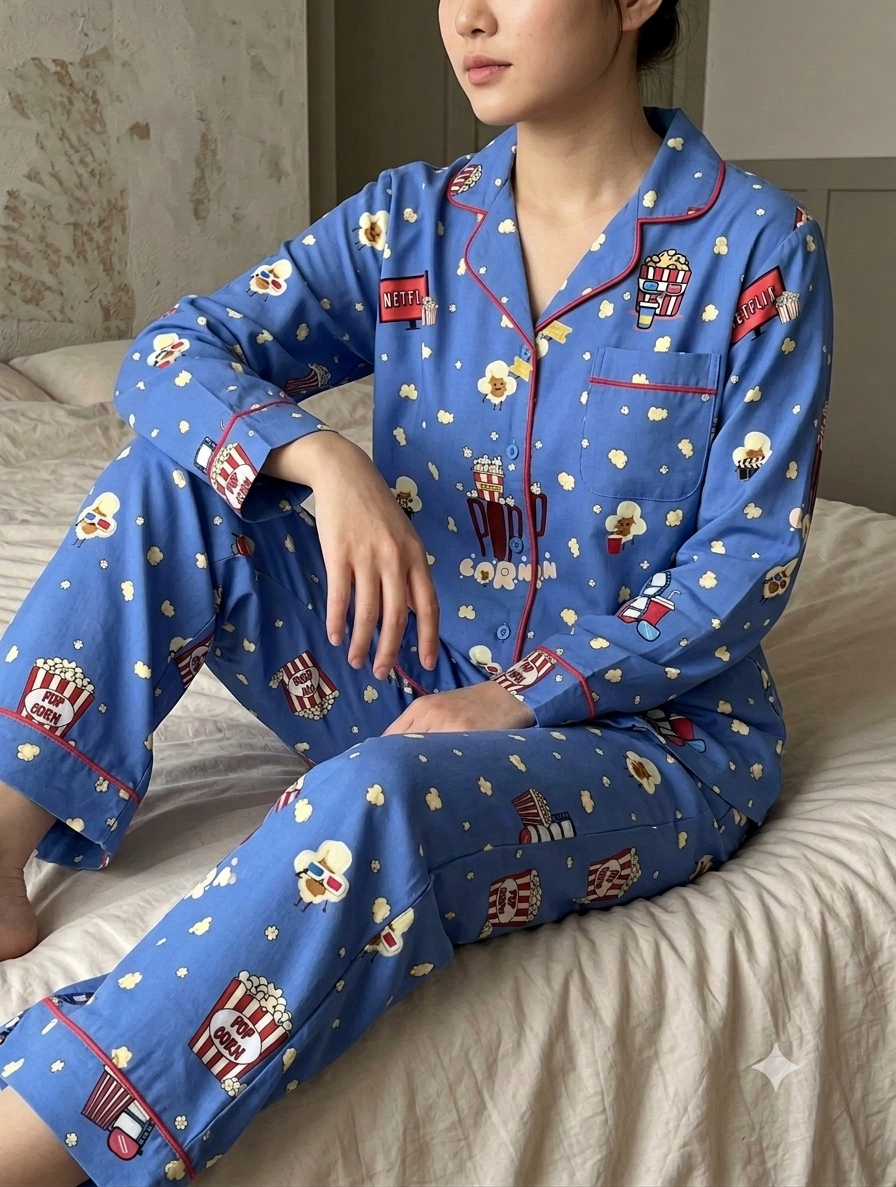 Movie Night  Women  Pyjama Set