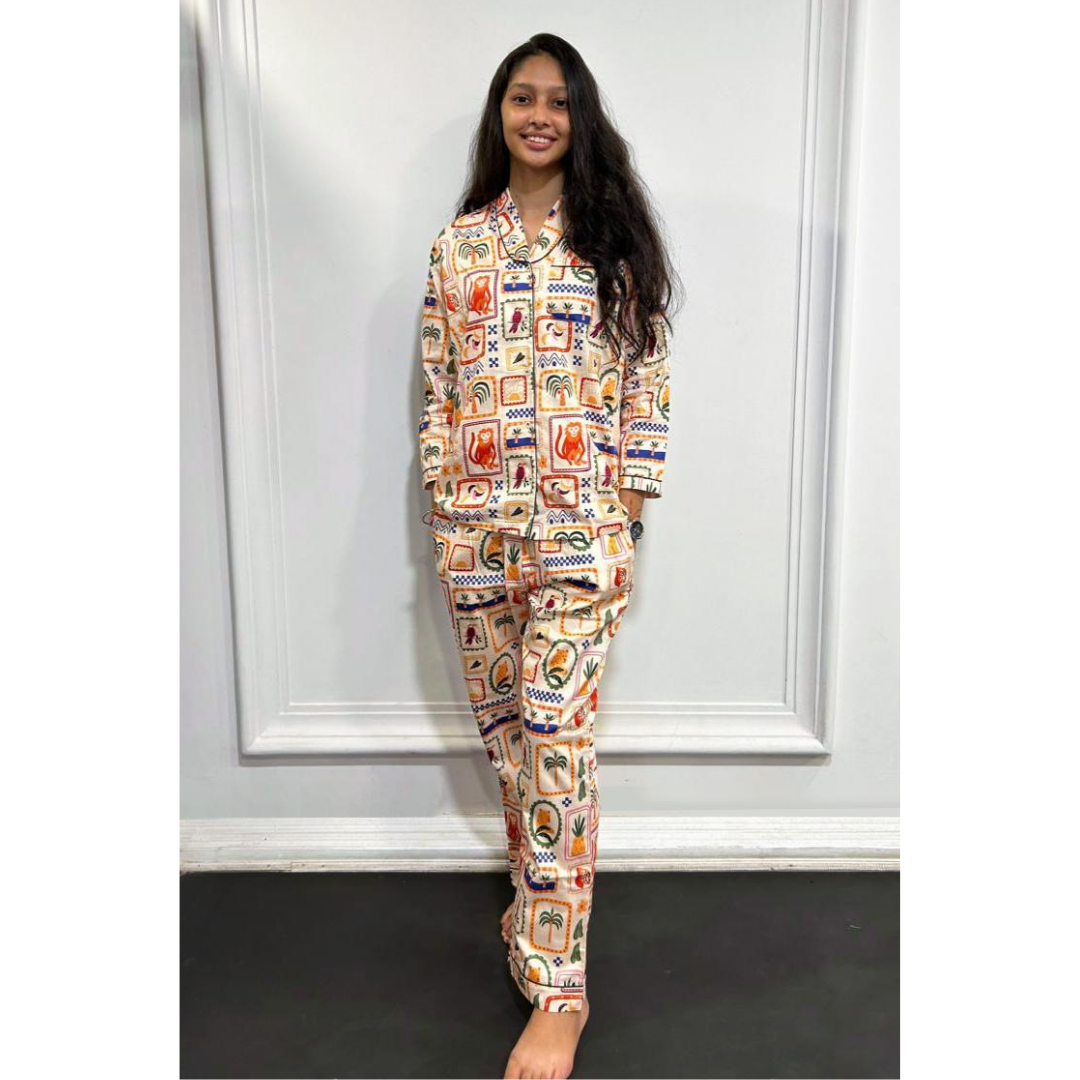 Tribal Tales Women  Pyjama Set
