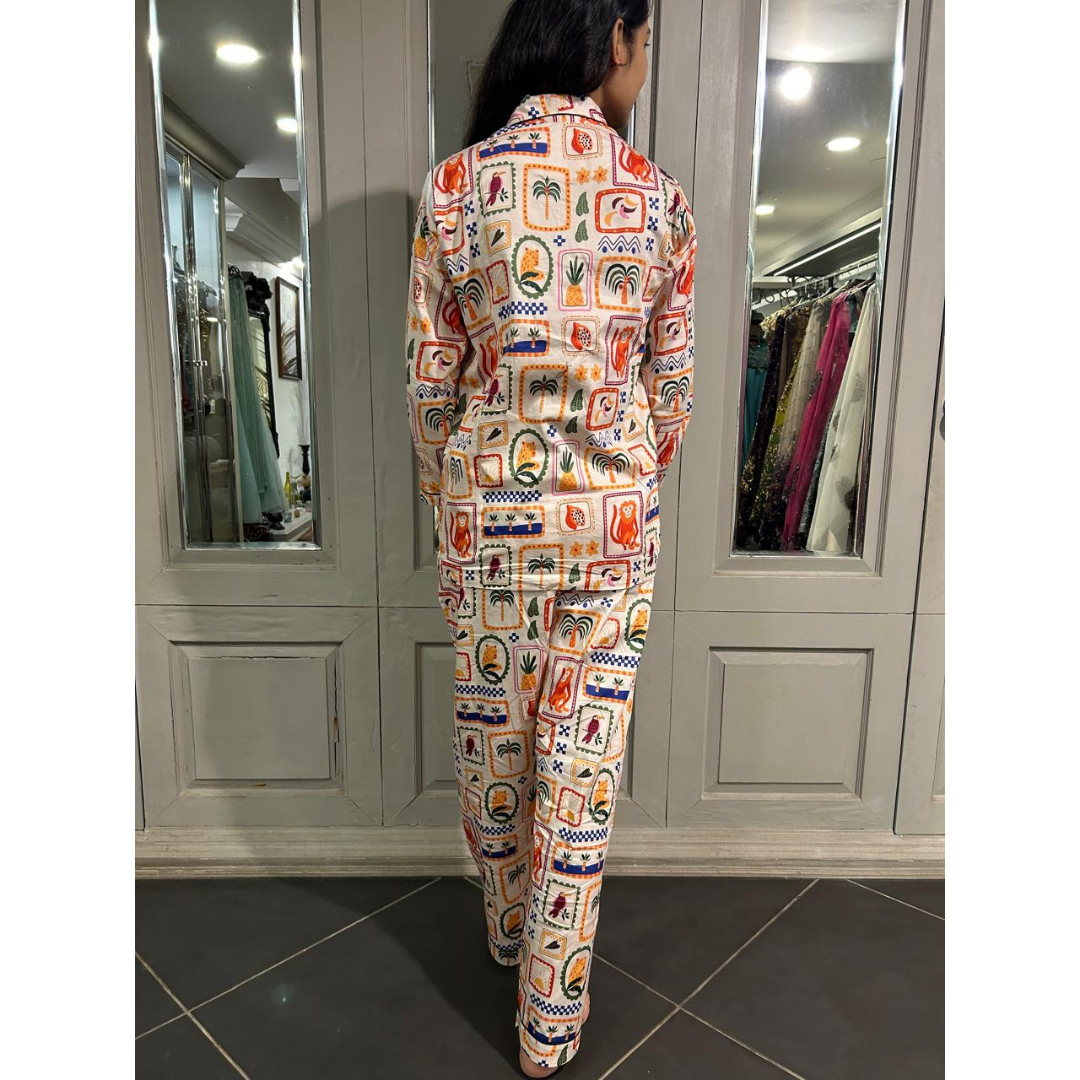 Tribal Tales Women  Pyjama Set