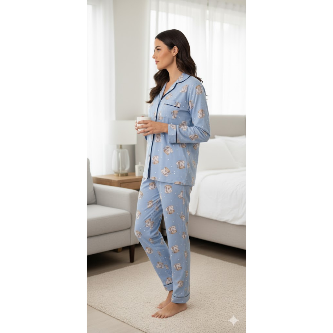 Midnight Mocha Women Pyjama Set