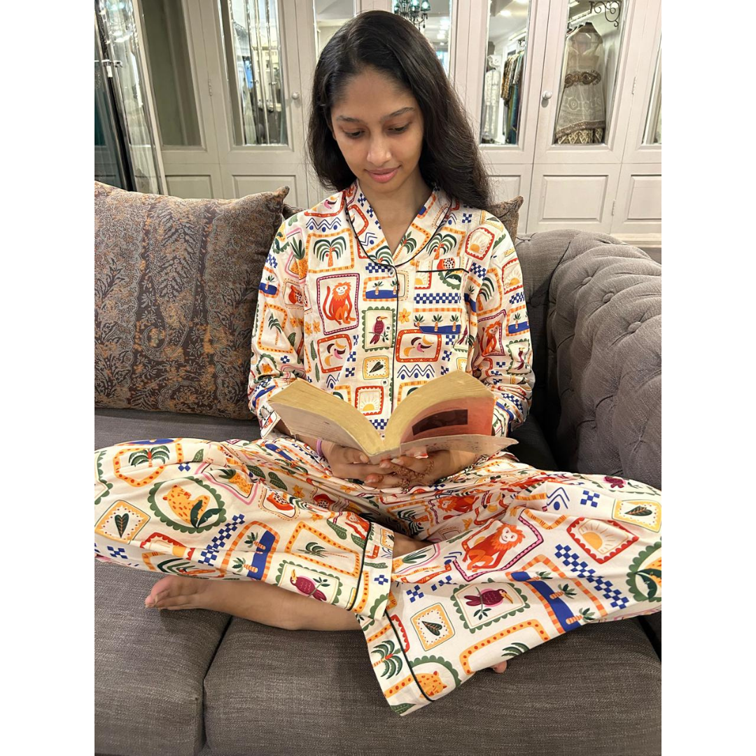 Tribal Tales Women  Pyjama Set