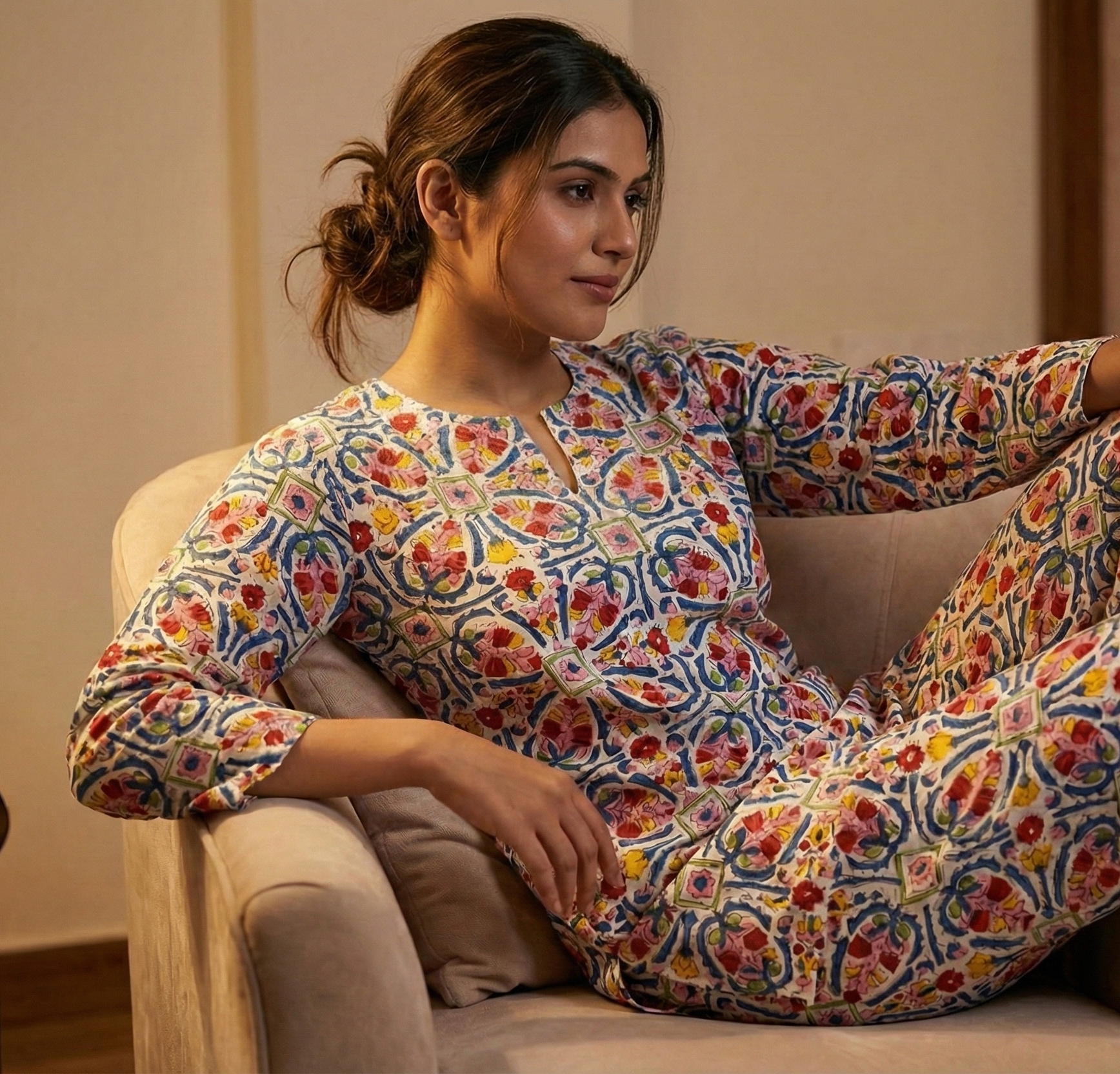 Festival Hues Women Pyjama Set
