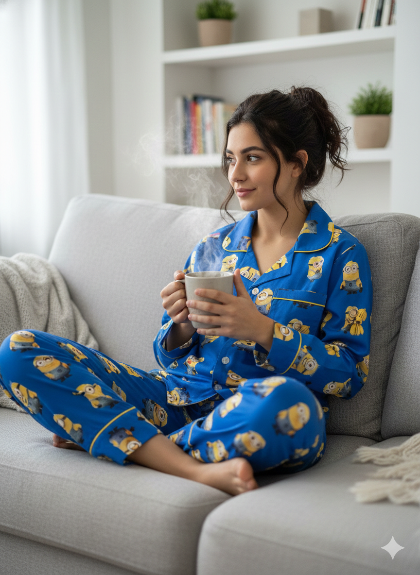 Minions Women Pyjama Set