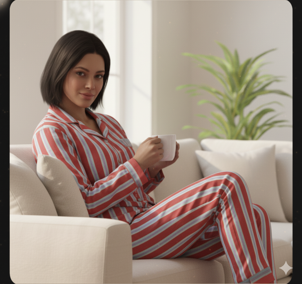 Colour Code Women  Pyjama Set