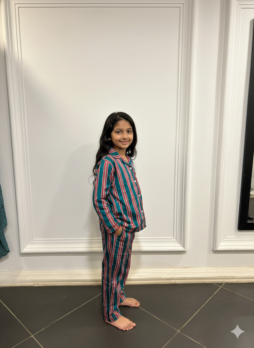 Chic Stripes Kids  Pyjama Set