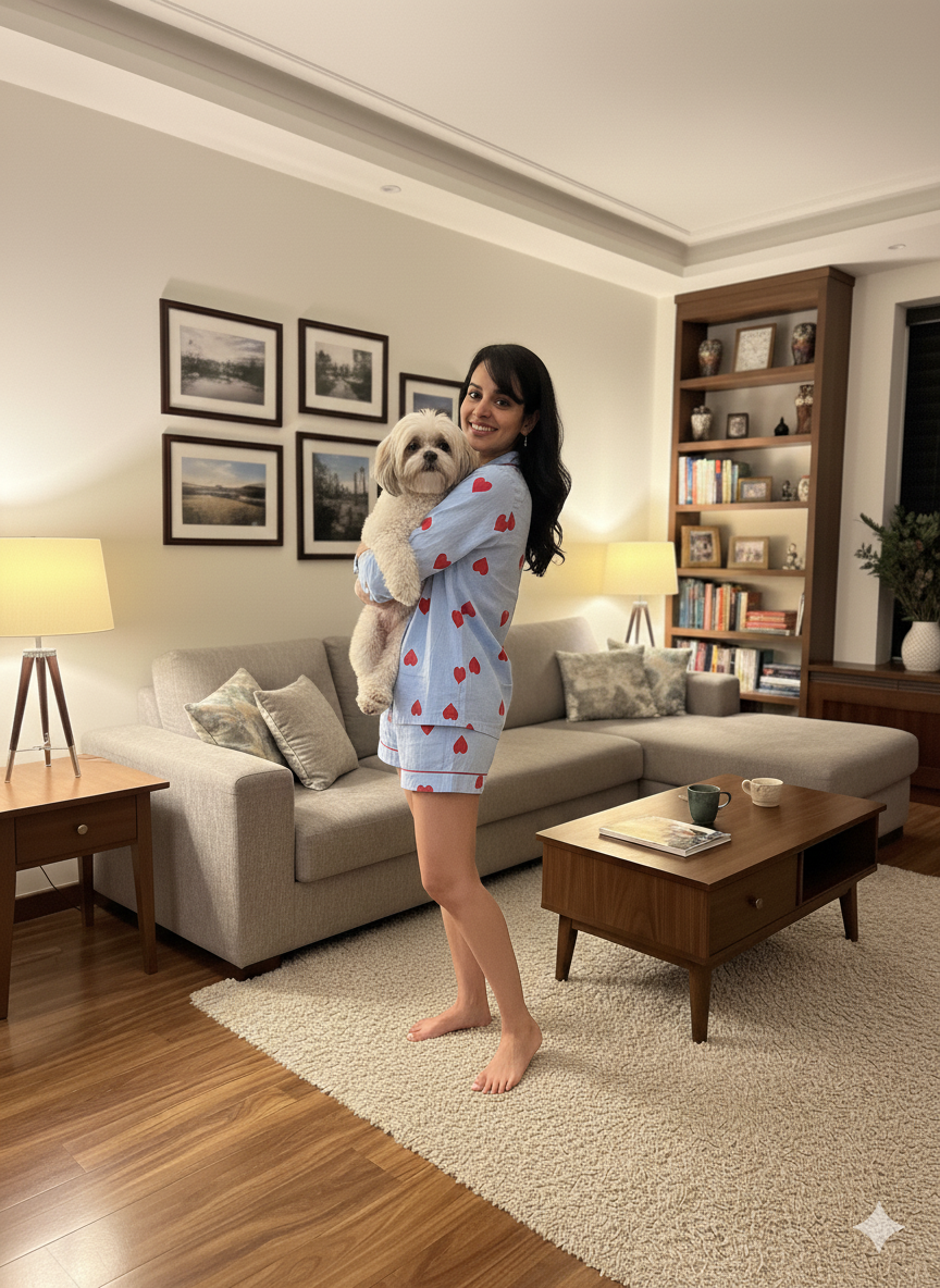 Love in the Air Women  Shorts Set