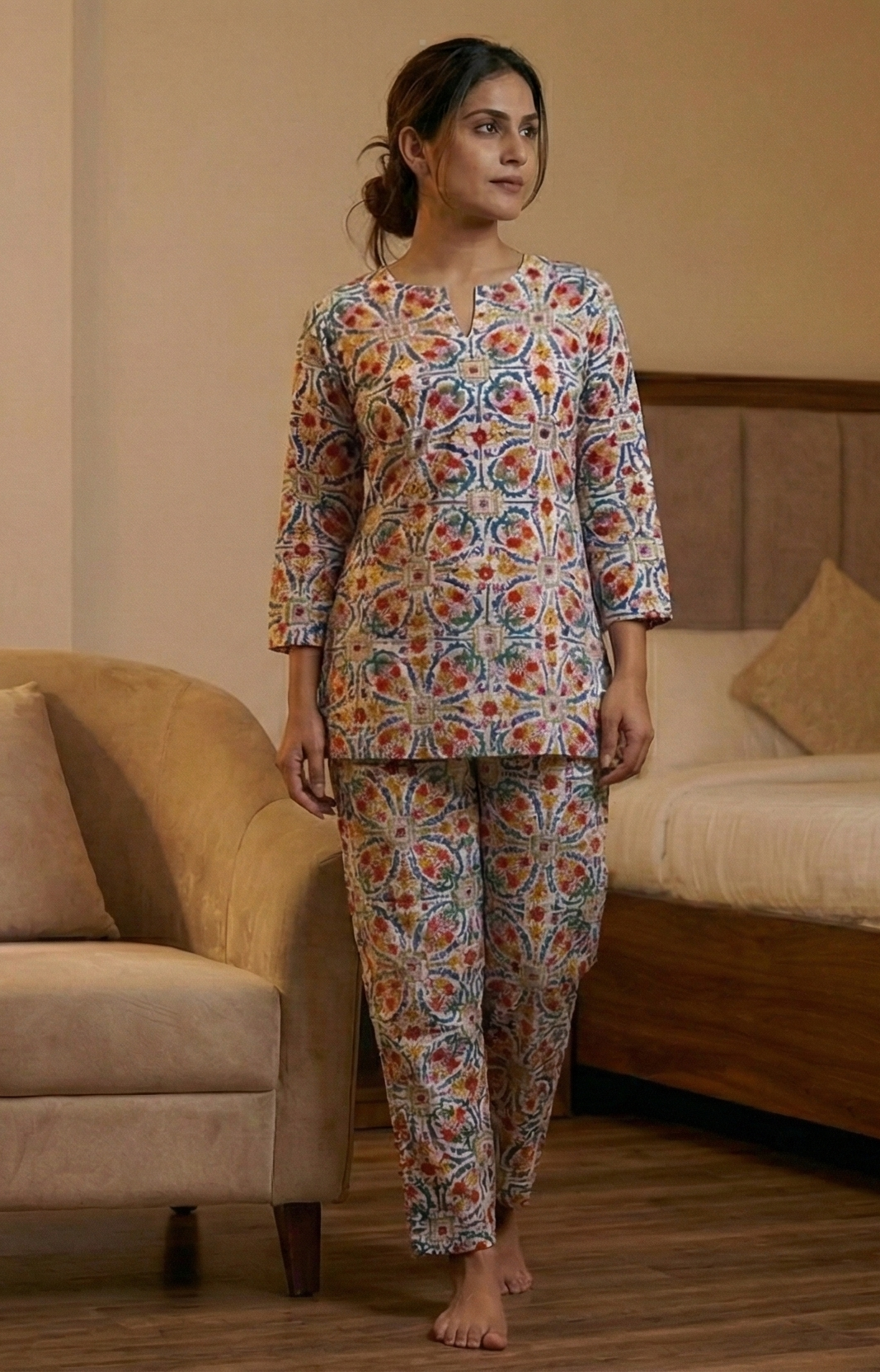 Festival Hues Women Pyjama Set
