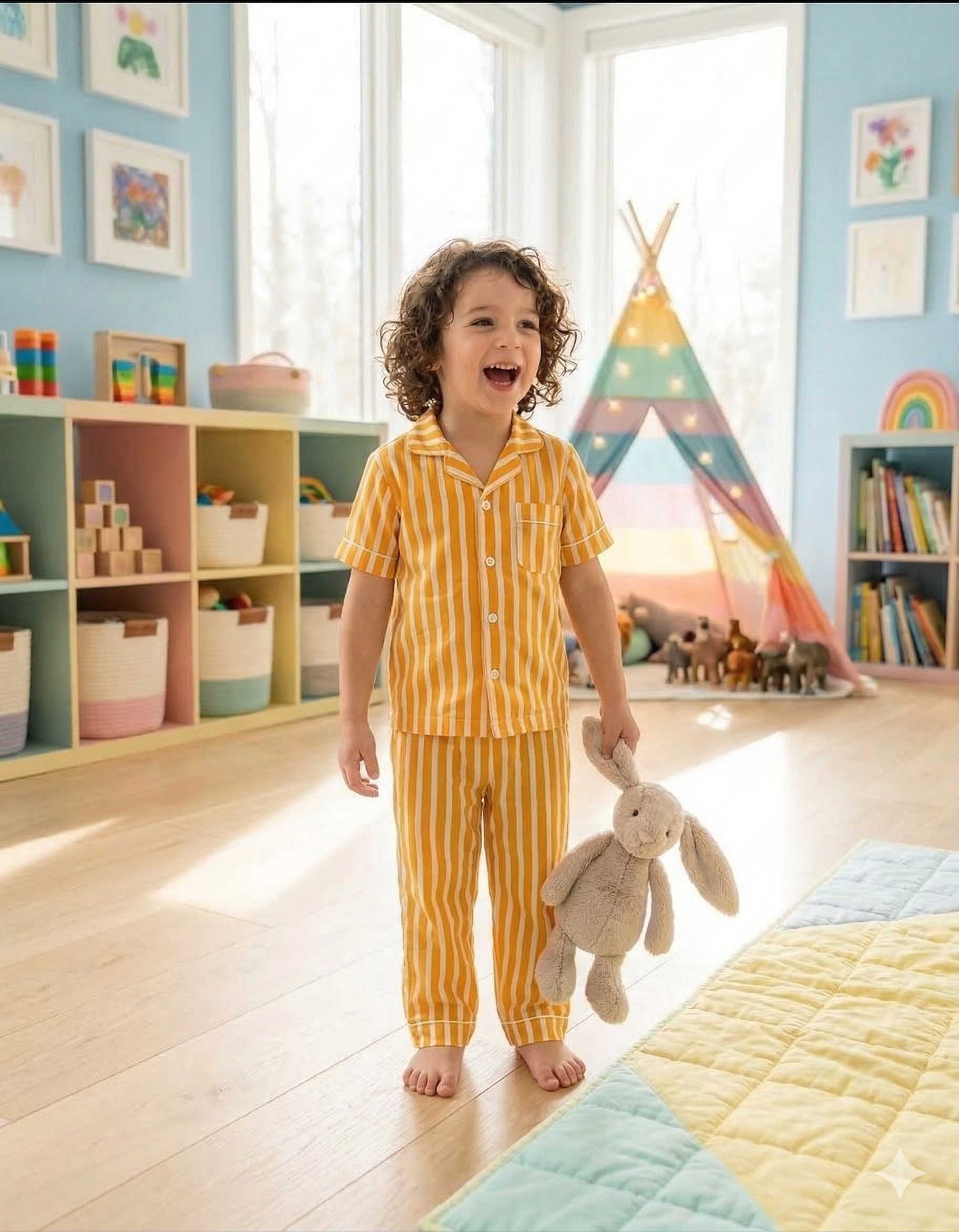 Sunrise Stripes Kids Pyjama Set