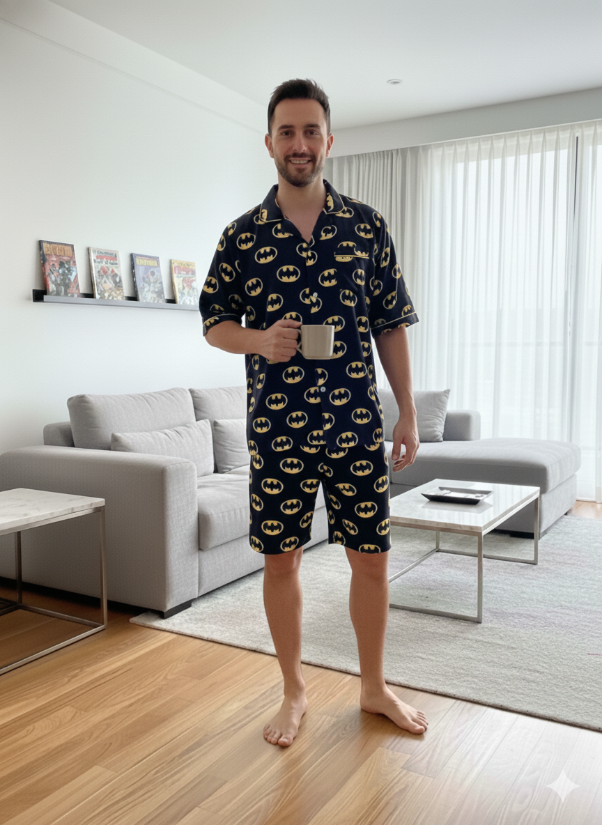 The Dark Knight Men Shorts Set
