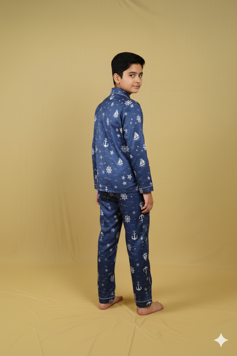Nautical Nights Kids Pyjama Set