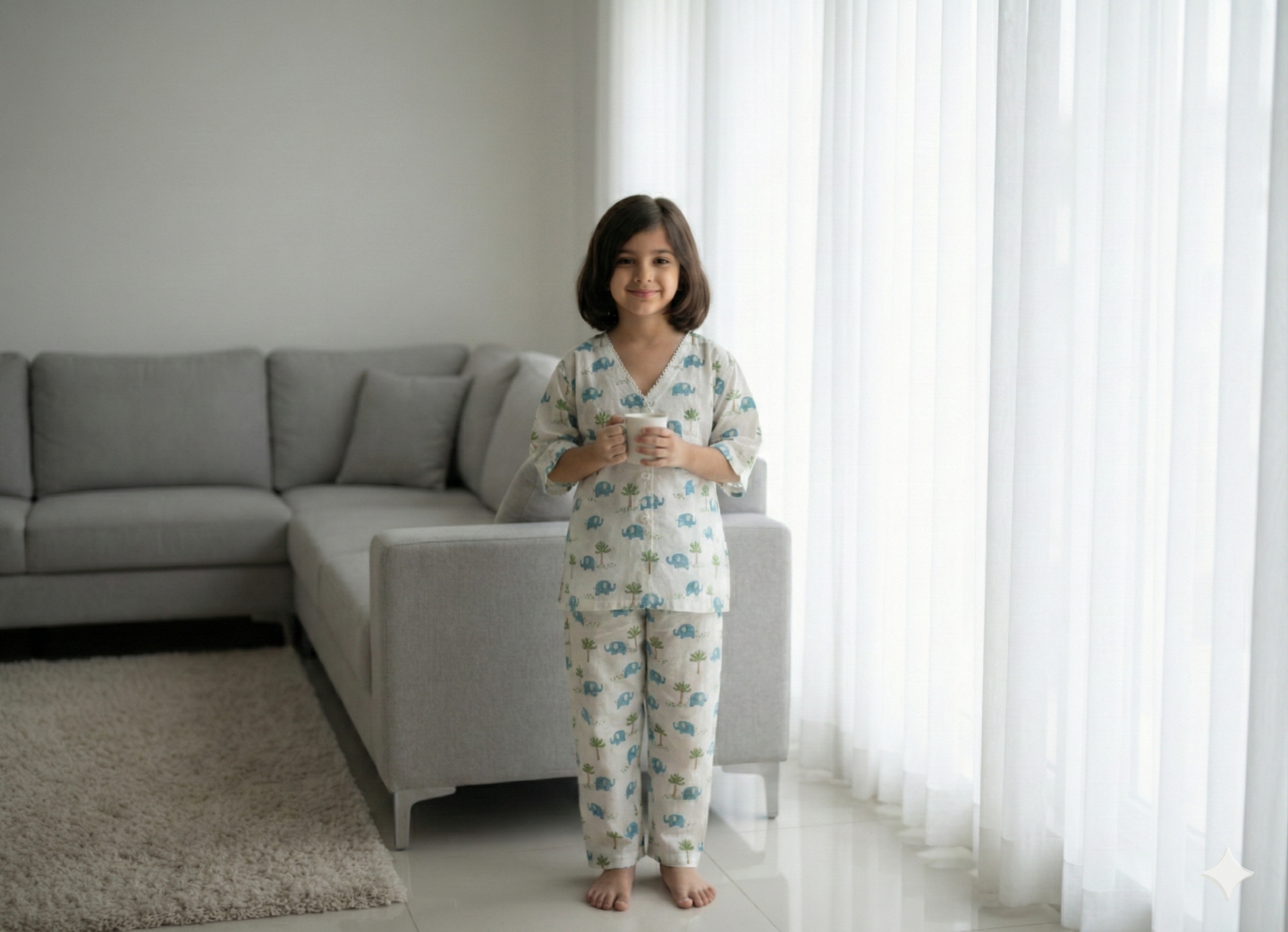 Elephant Parades Kids Pyjama Set