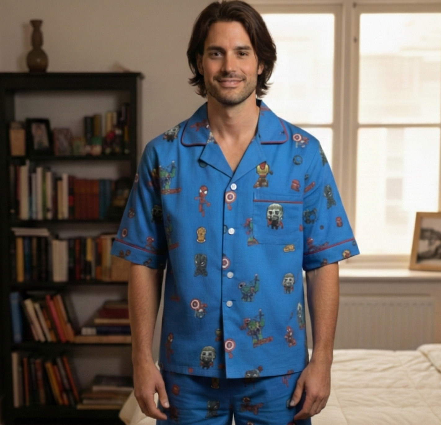 Midnight Hero Men Shorts Set