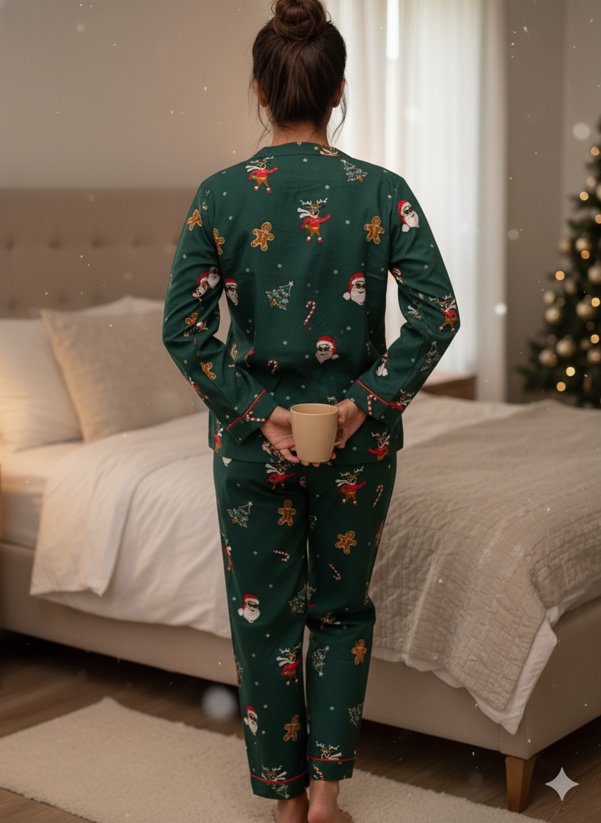 Holiday Hug Women  Pyjama Set