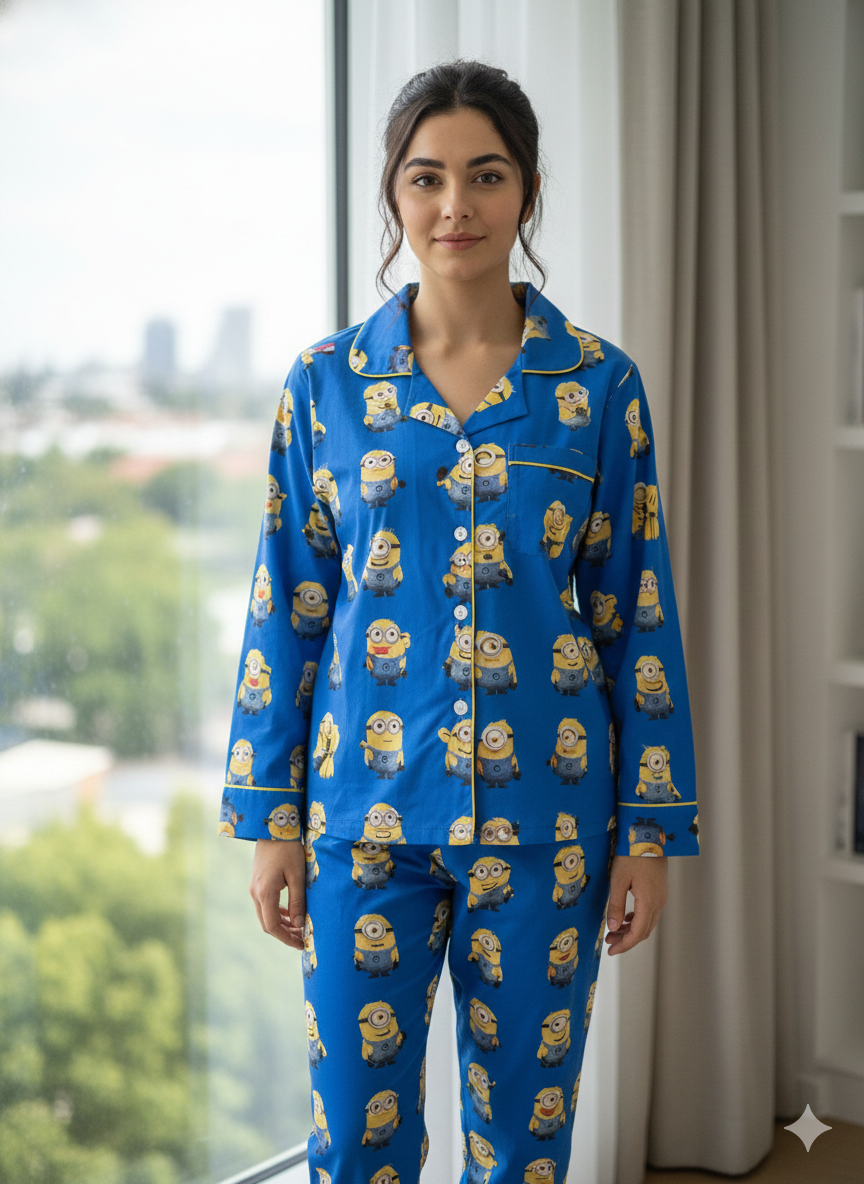 Minions Women Pyjama Set