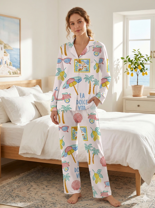 Amalfi Dreams Women Pyjama Set