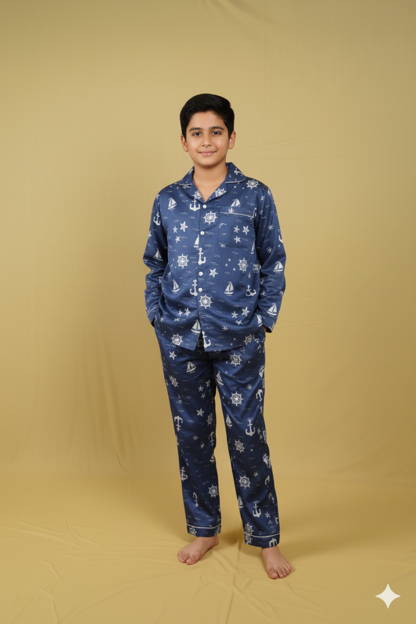 Nautical Nights Kids Pyjama Set