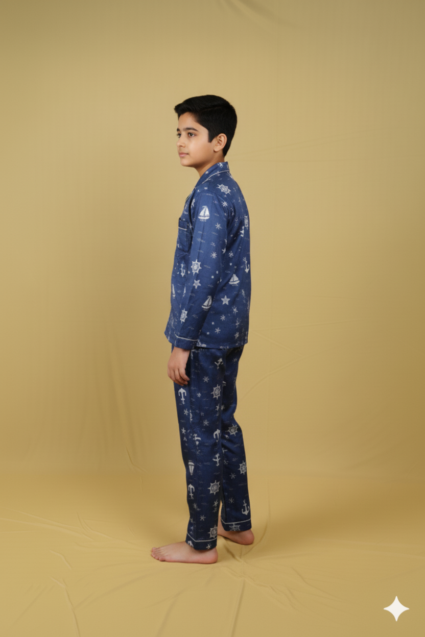 Nautical Nights Kids Pyjama Set