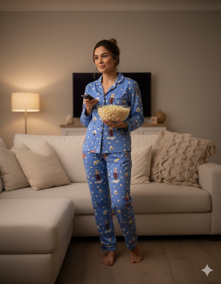 Movie Night  Women  Pyjama Set