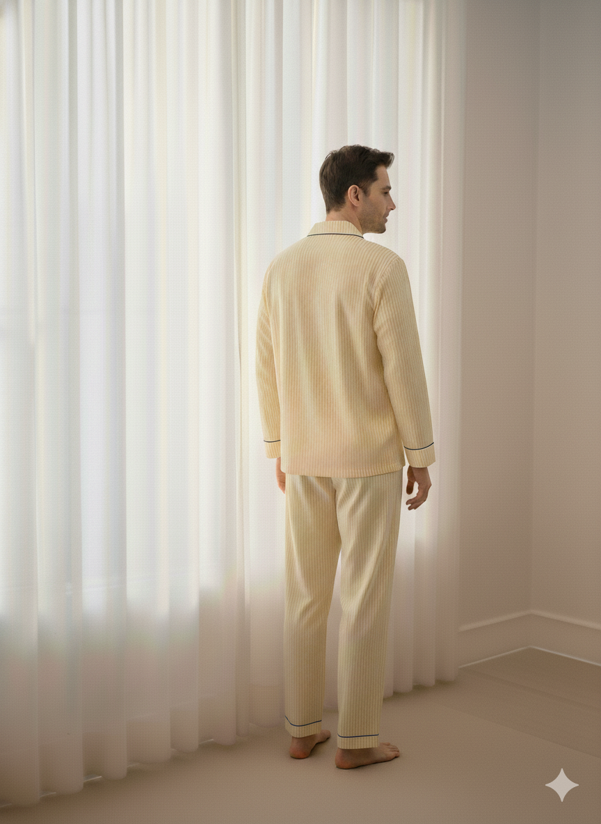 Lemonade Lines Men Pyjama Set