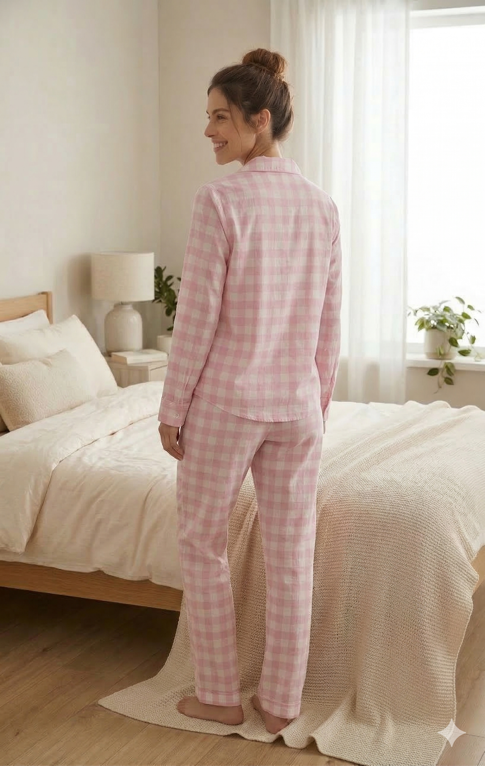Cotton Candy Pink Women Pyjama Set