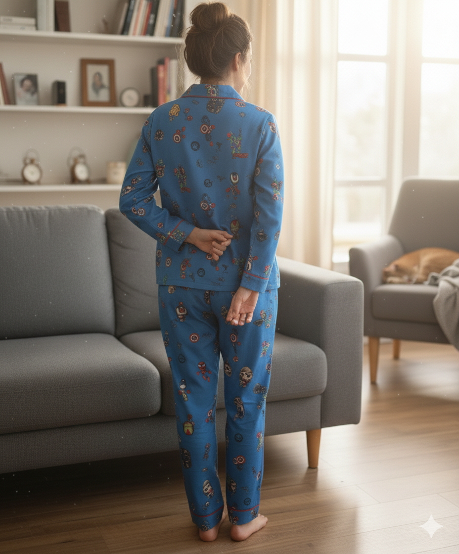 Midnight Hero Women  Pyjama Set