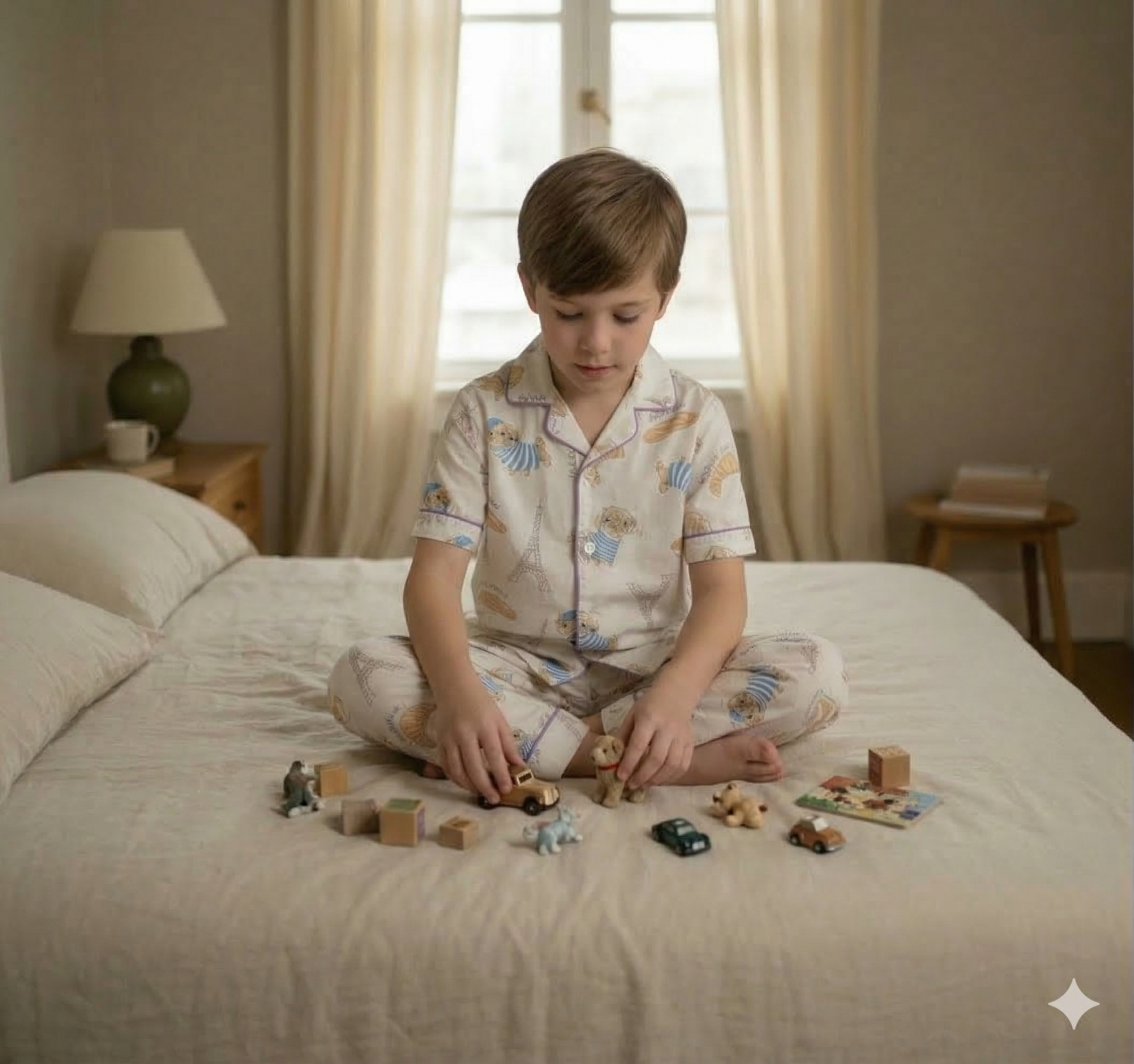 Puggy in Paris Kids Pyjama Set