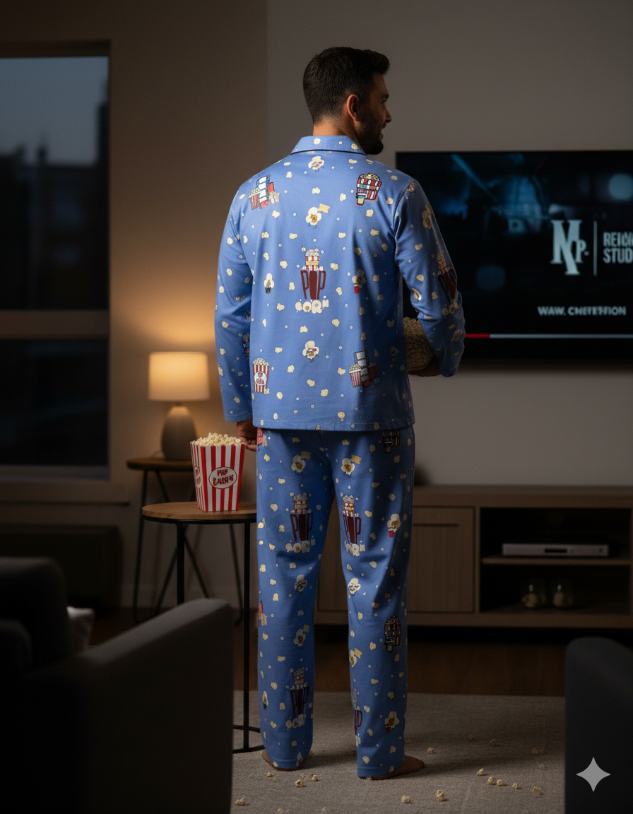 Movie Night Men Pyjama Set