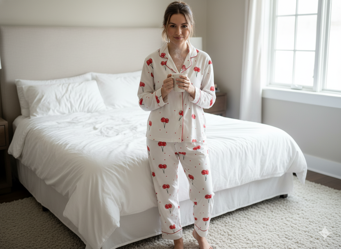 Cherrypicked Women  Pyjama Set
