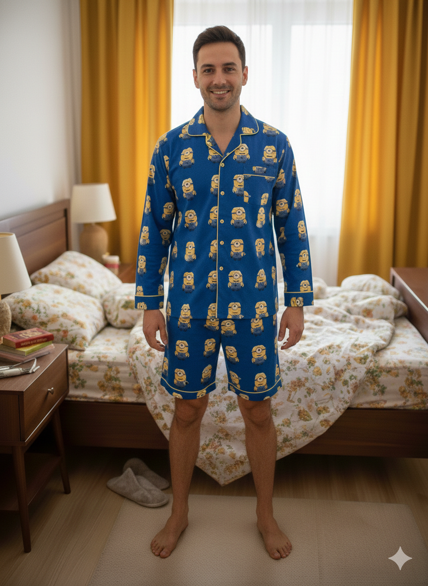 Minions Men Shorts Set