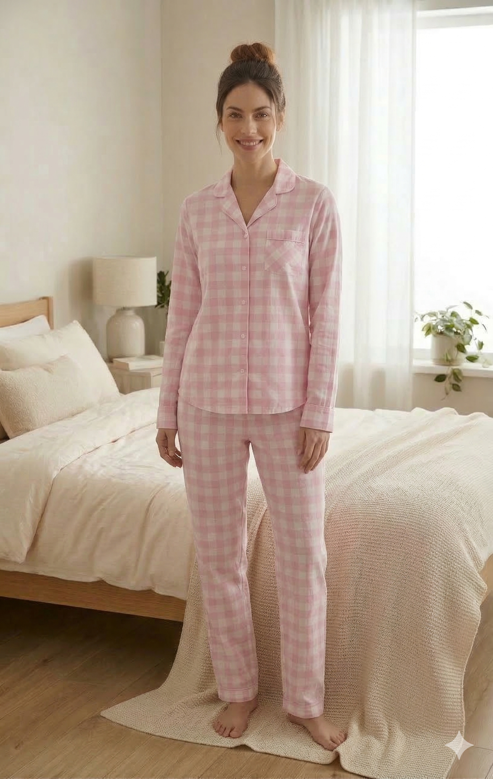 Cotton Candy Pink Women Pyjama Set