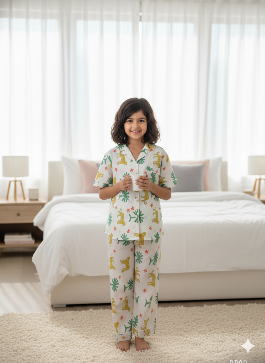 Starlit Safari Kids Pyjama Set