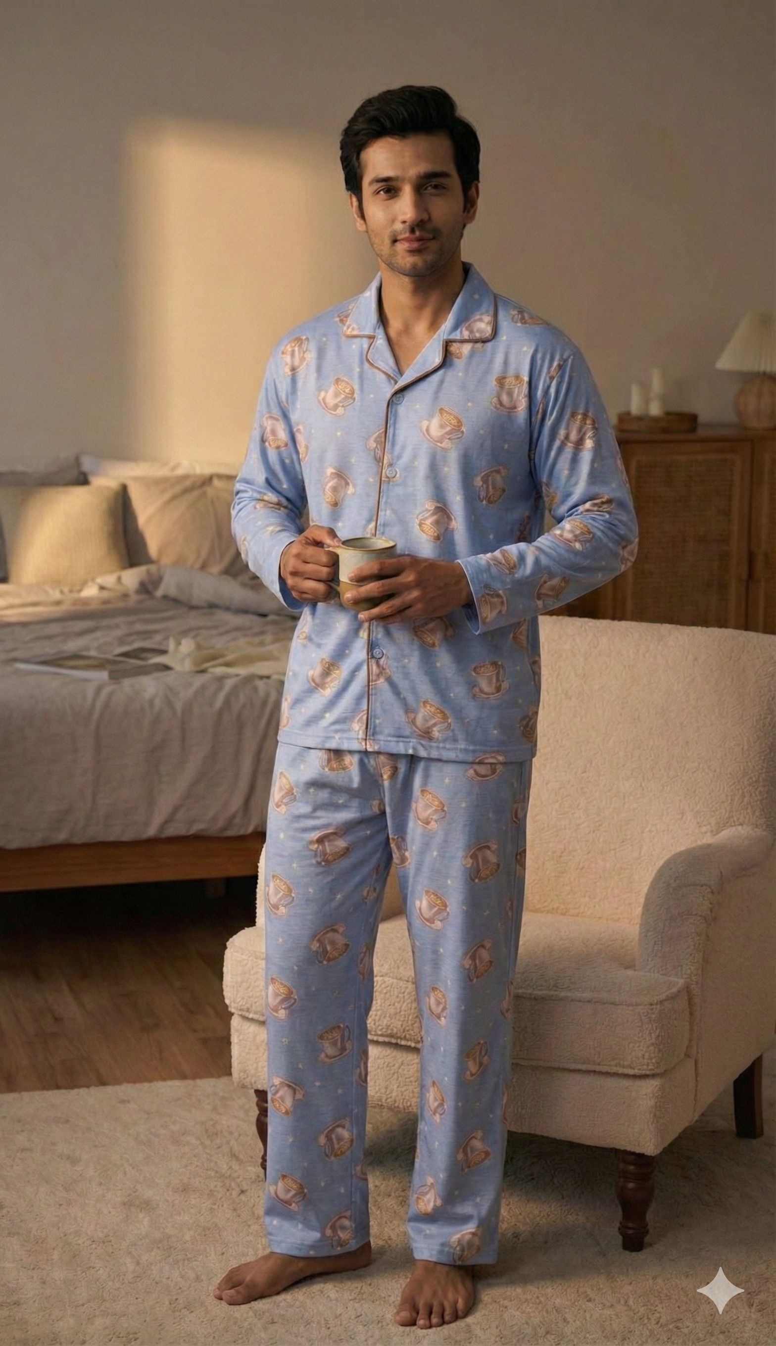 Midnight Mocha Men Pyjama Set