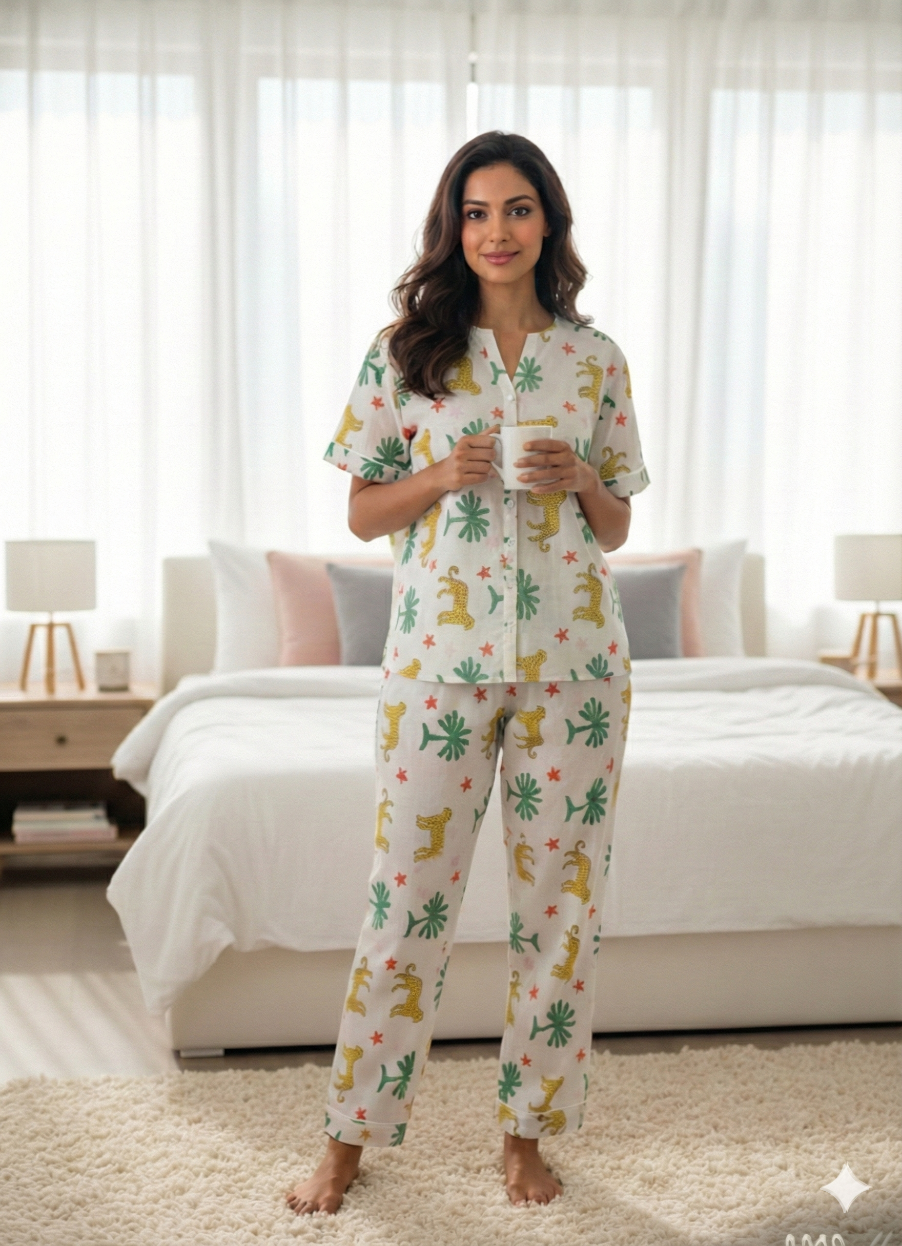 Starlit Safari Women Pyjama Set