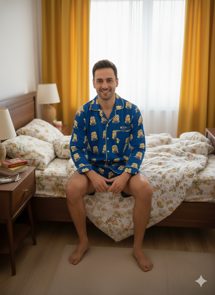 Minions Men Shorts Set