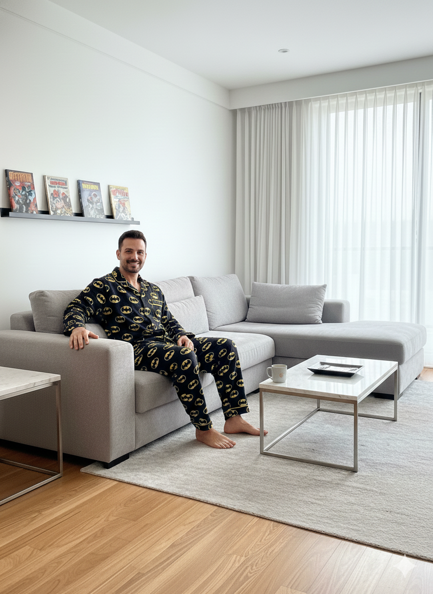 The Dark Knight Men Pyjama Set