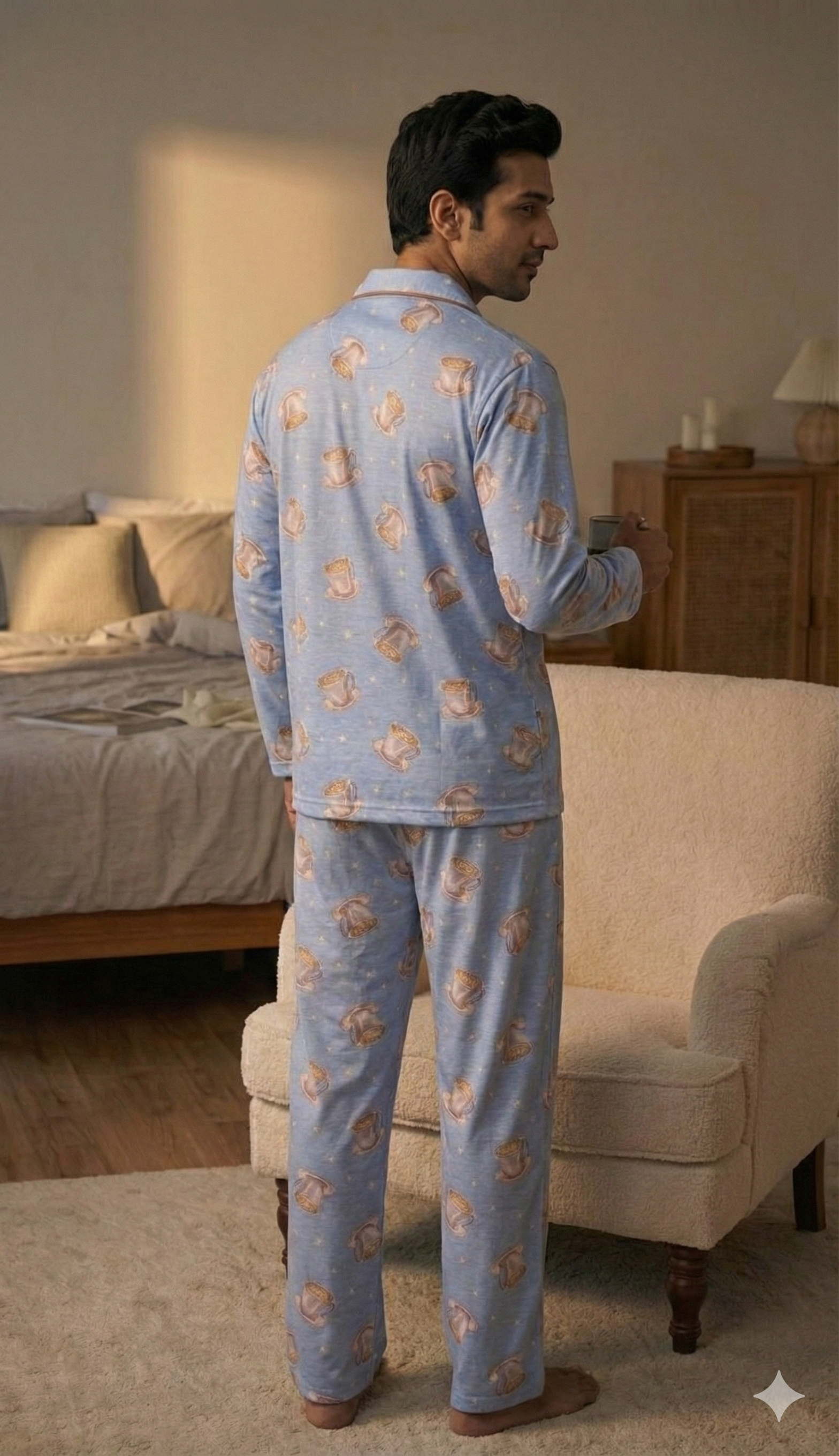 Midnight Mocha Men Pyjama Set