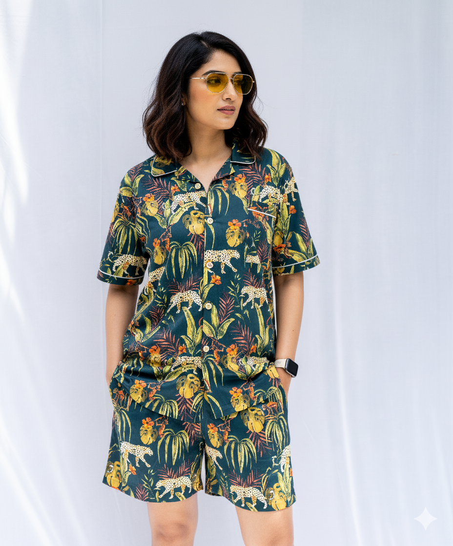 In the Wild Women Shorts Set