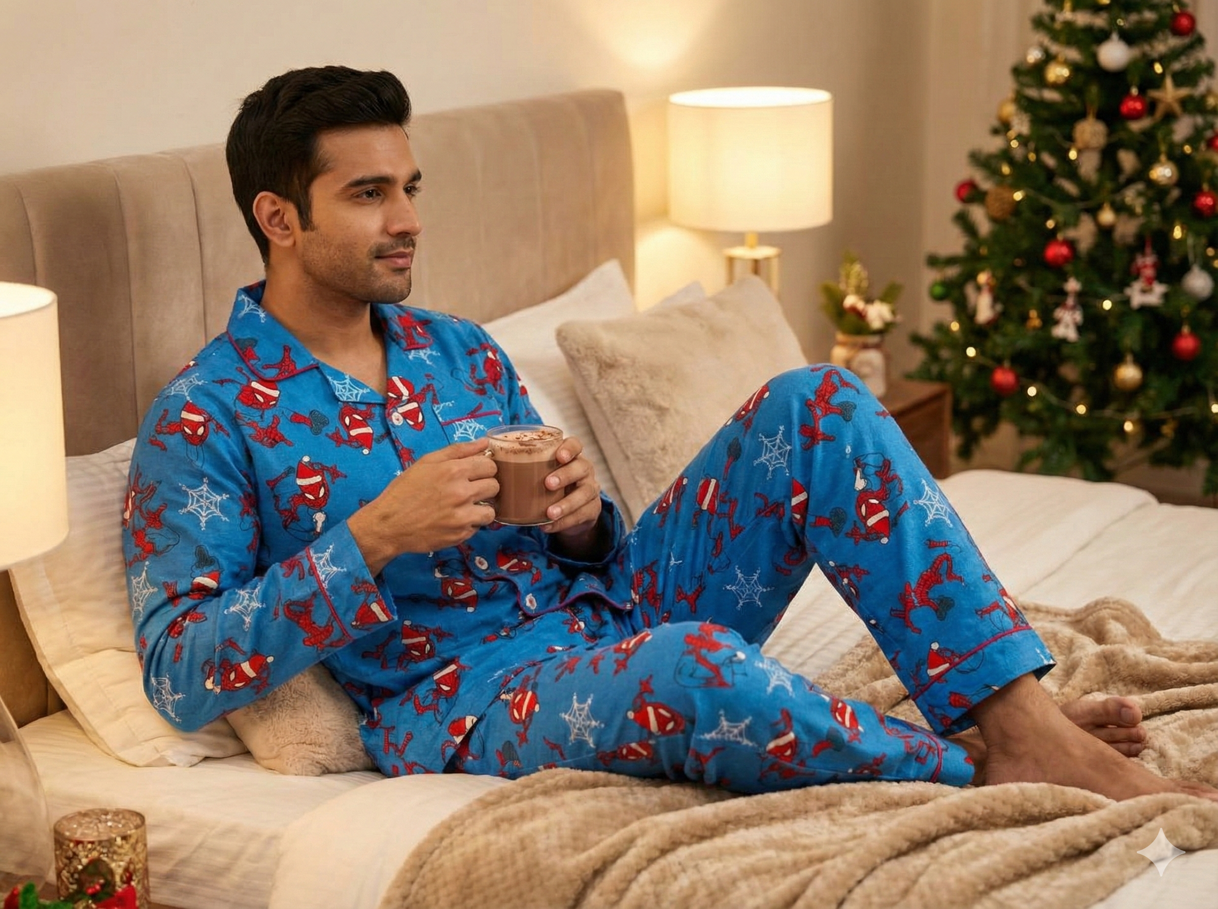 Spidey Dreams Men Pyjama Set