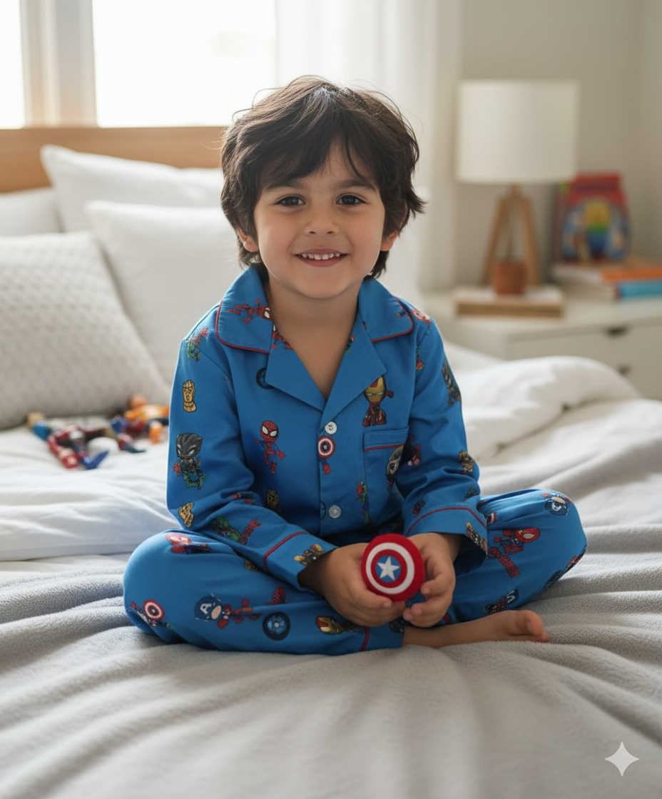 Midnight Hero Kids Pyjama Set