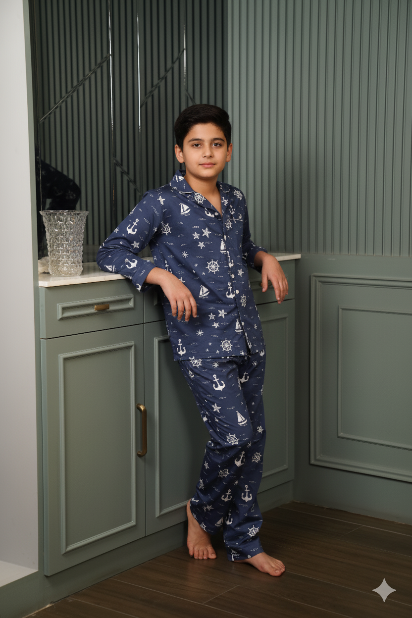 Nautical Nights Kids Pyjama Set