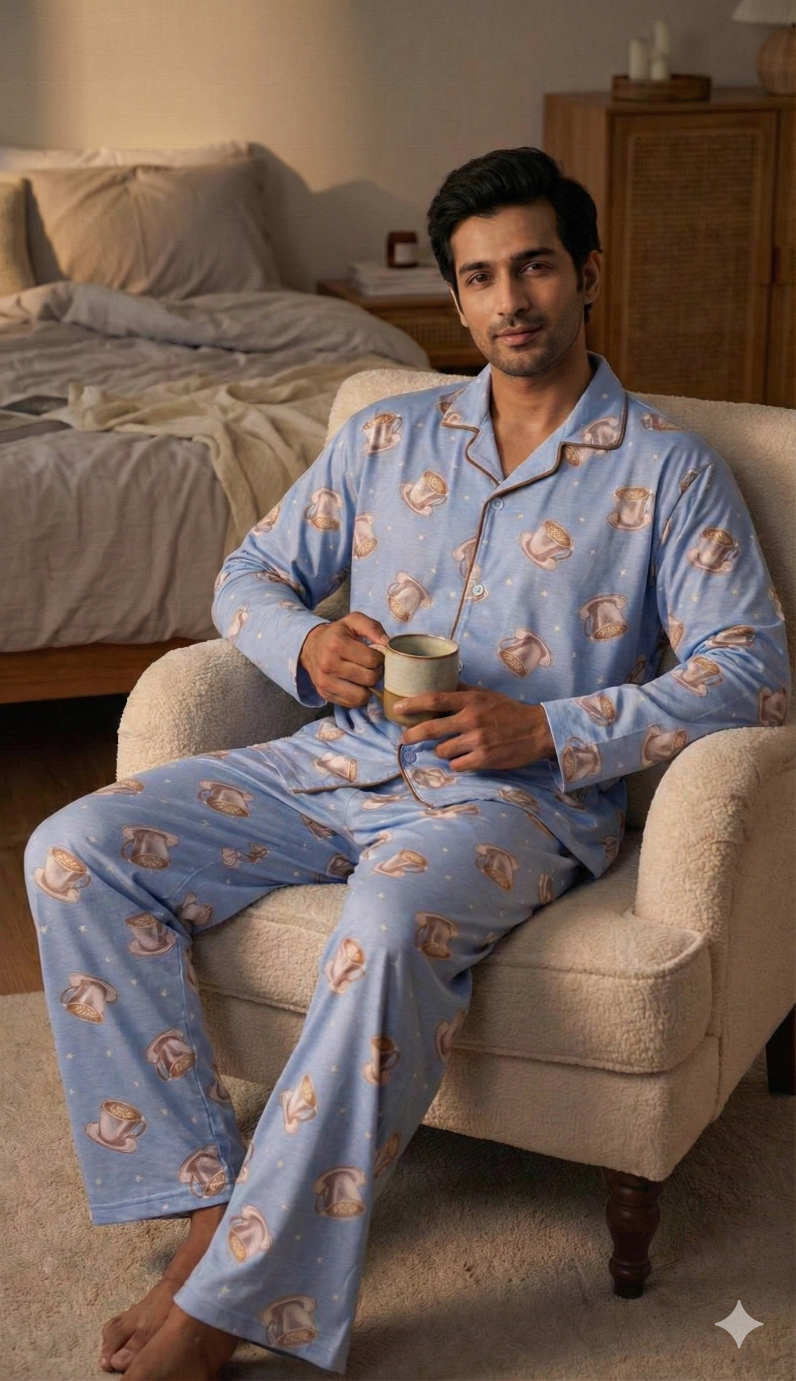 Midnight Mocha Men Pyjama Set