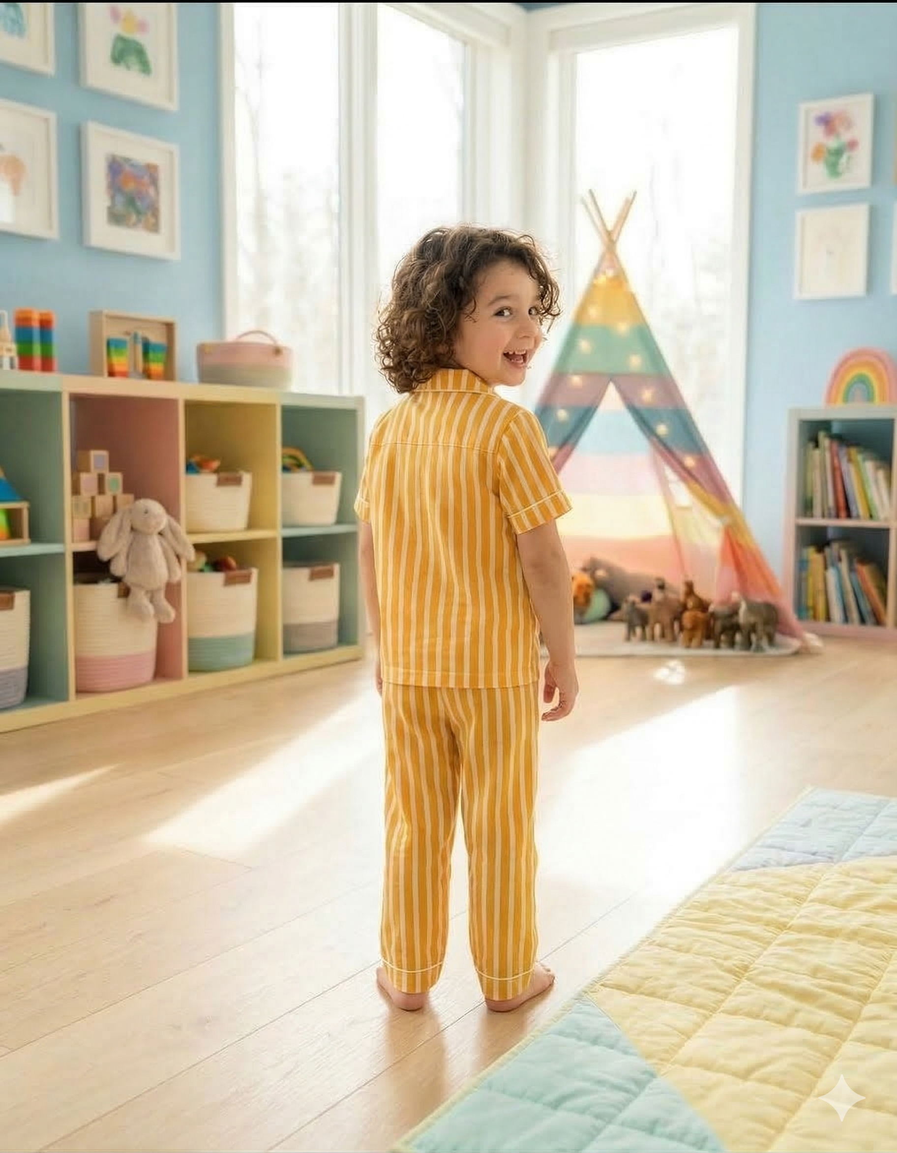 Sunrise Stripes Kids Pyjama Set