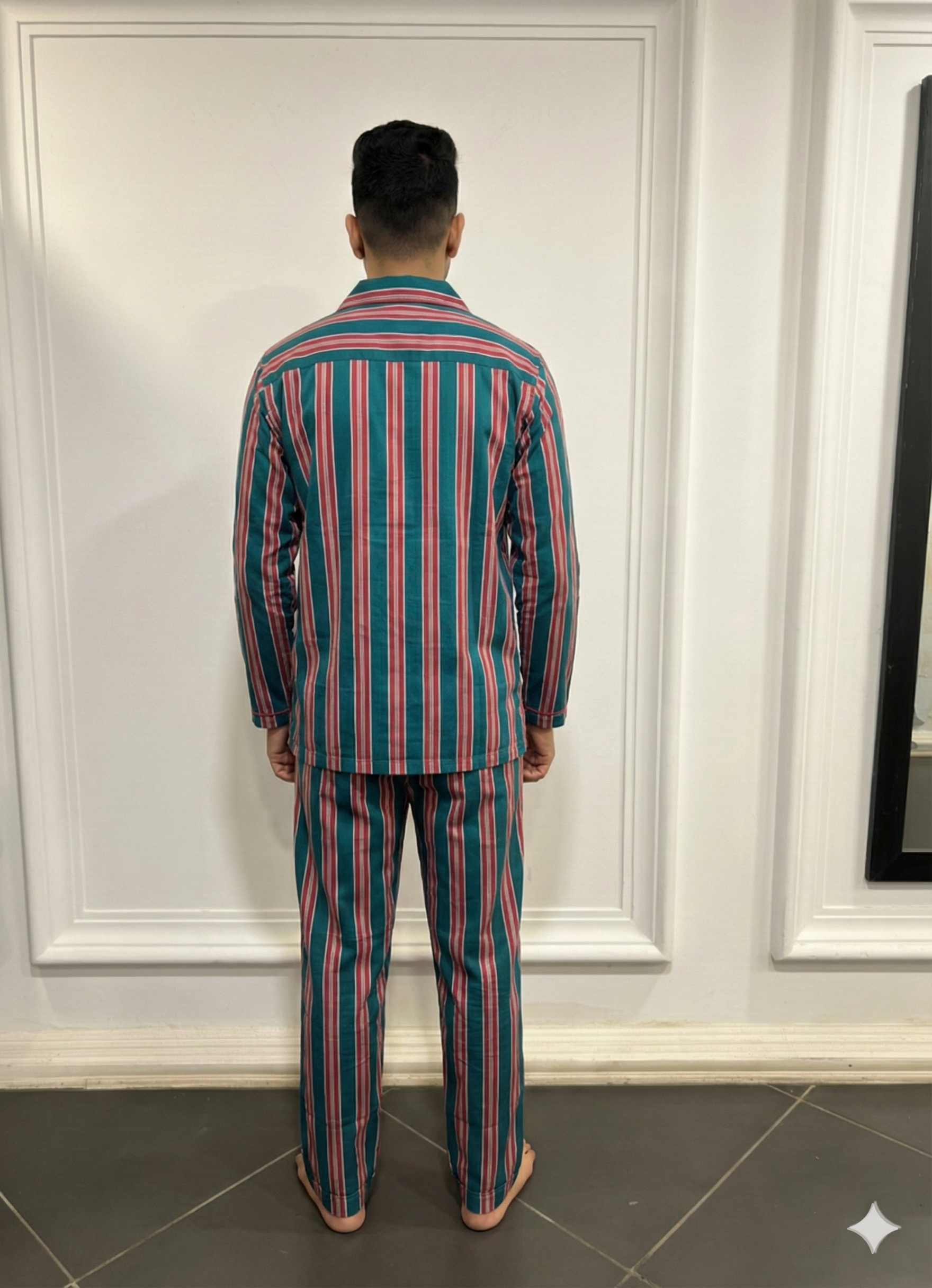 Chic Stripes Men Pyjama Set