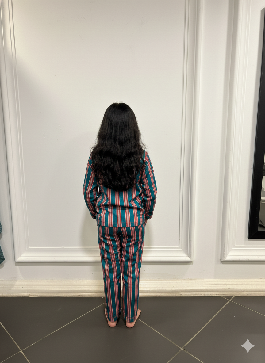 Chic Stripes Kids  Pyjama Set