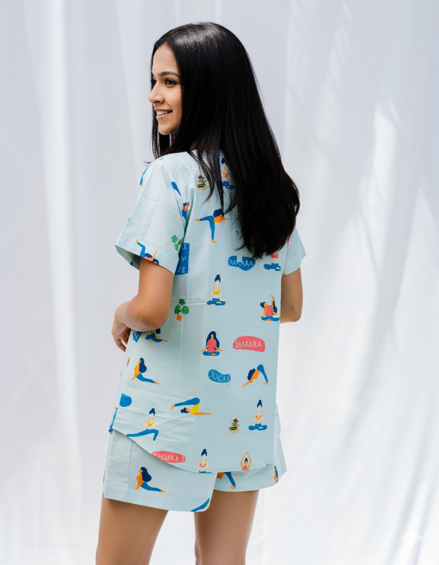 Zen Mode Women Shorts Set