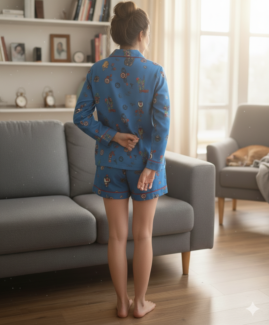 Midnight Hero Women  Shorts Set