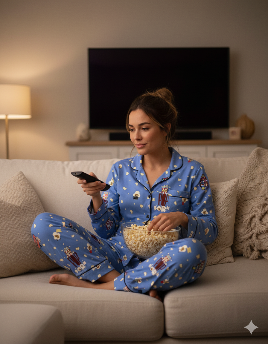 Movie Night  Women  Pyjama Set