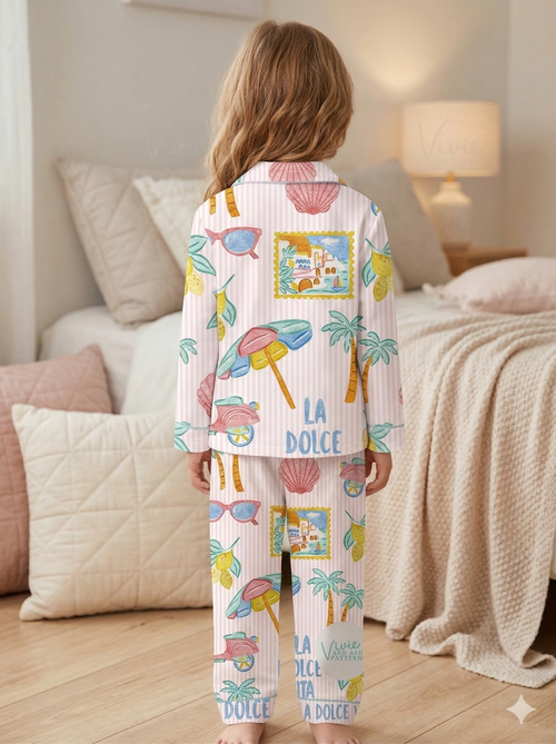 Amalfi Dreams Kids Pyjama Set